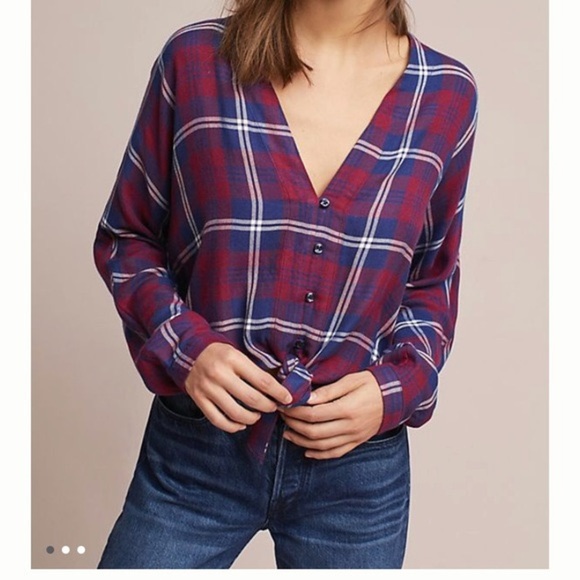 💕x2HP💕Umgee plaid top - Picture 6 of 6